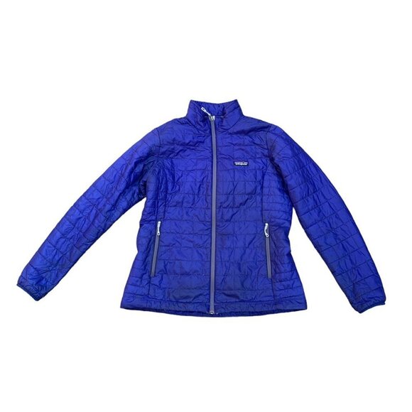 Patagonia Nano Puff Jacket Blue Large - Picture 1 of 15